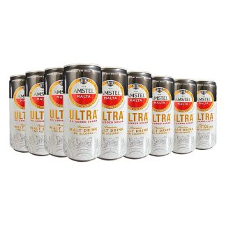 Amstel Malta Malt Drink Case of 24 Cans