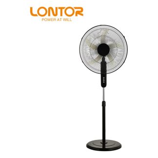 Lontor Solar Rechargeable Standing Fan 18-Inch