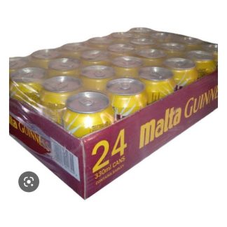 Malta Guinness Malt Drink Case of 24 Cans