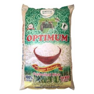 Optimum Nigerian Parboiled Rice 50kg Bag